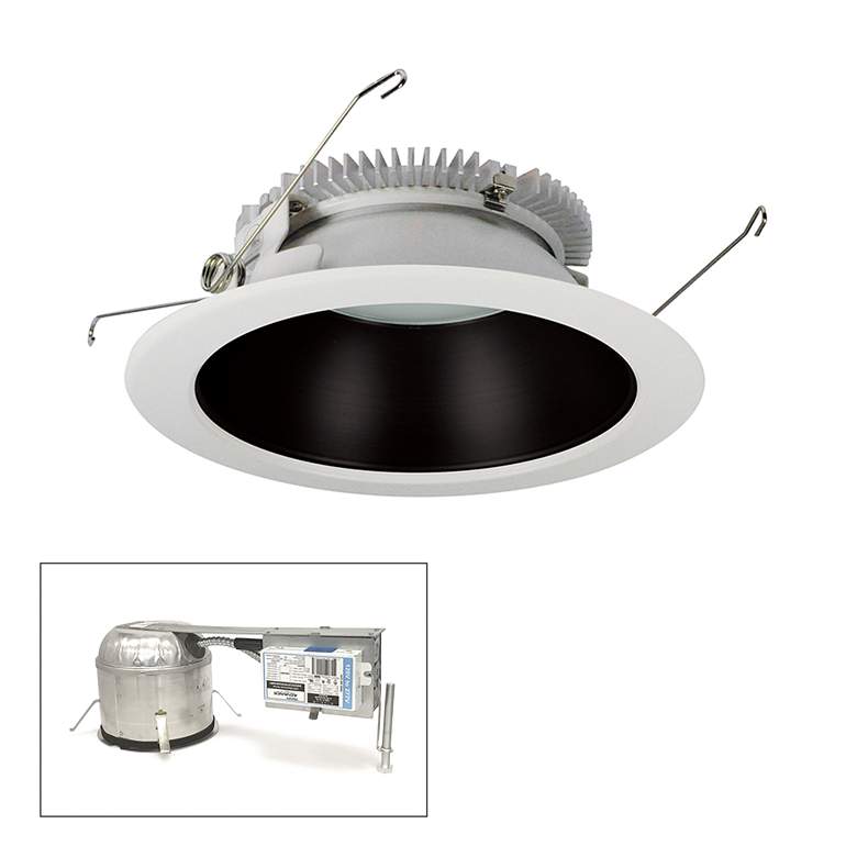 Image 1 Cobalt 6 inch Black-White 1500lm LED Round Remodel Recessed Kit