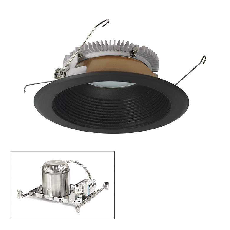 Image 1 Cobalt 6" Bronze 1500lm LED Round Baffle Non-IC Recessed Kit