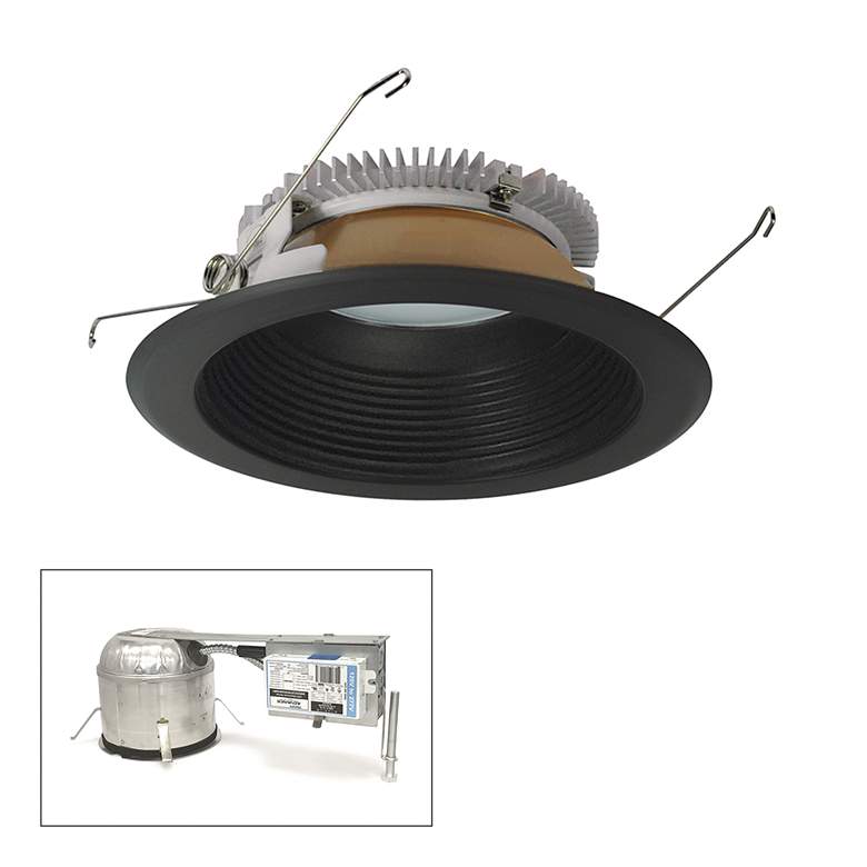 Image 1 Cobalt 6" Bronze 1500lm LED Round Baffle Remodel Recess Kit
