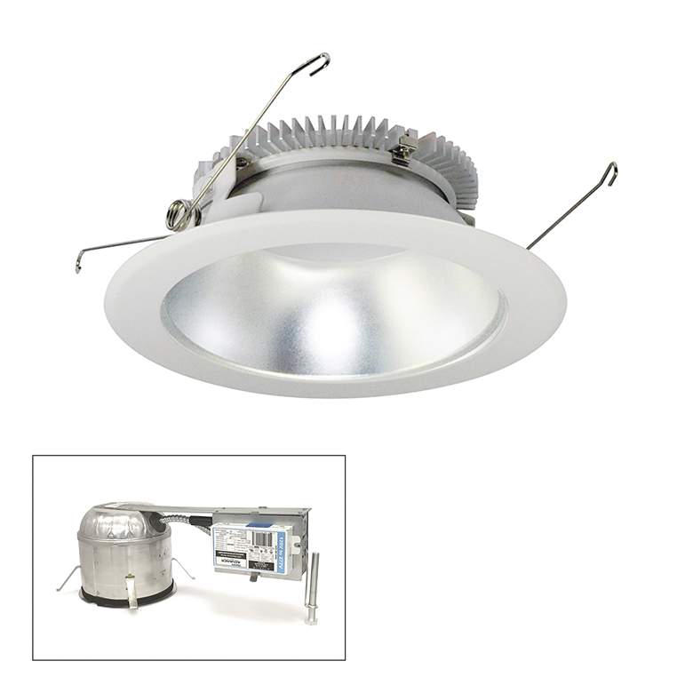 Image 1 Cobalt 6" Clear-White 1500lm LED Round Remodel Recessed Kit
