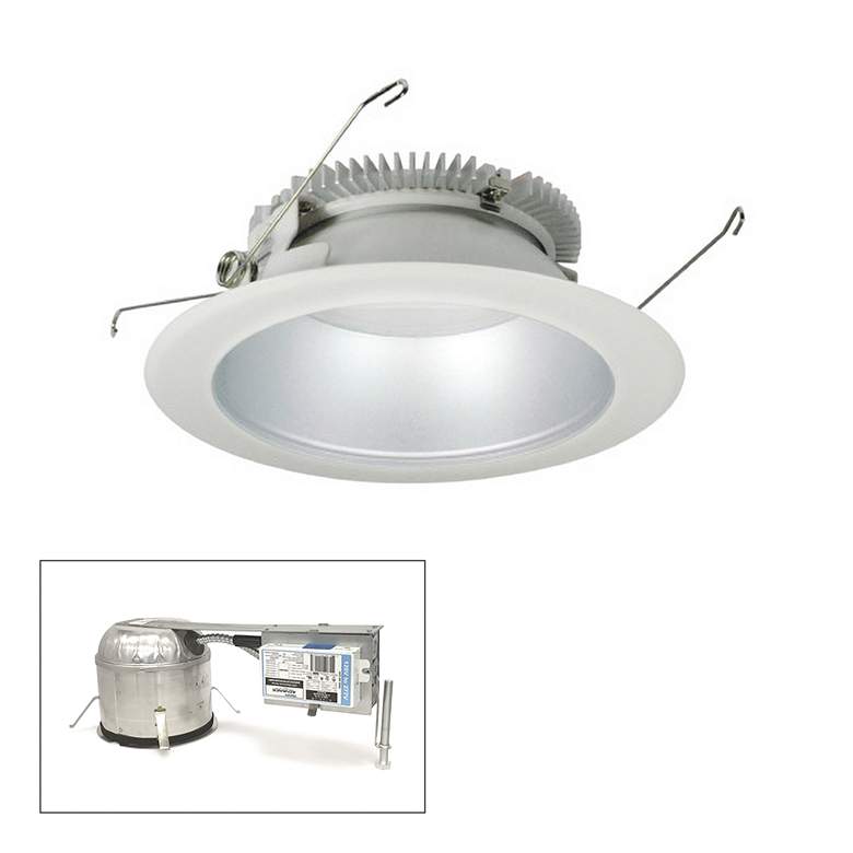 Image 1 Cobalt 6" Haze-White 1500lm LED Round Remodel Recessed Kit