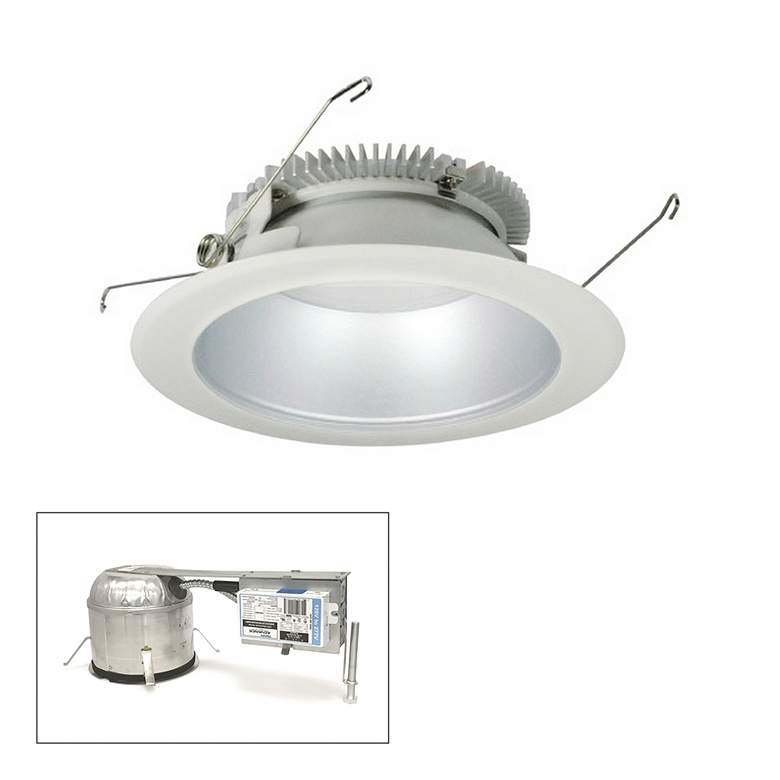 Image 1 Cobalt 6" Haze-White 2000lm LED Round Remodel Recessed Kit