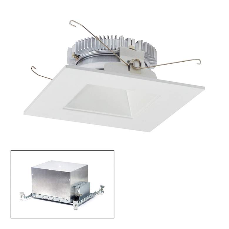 Image 1 Cobalt 6 inch White 1500lm LED Square-Square IC Recessed Kit