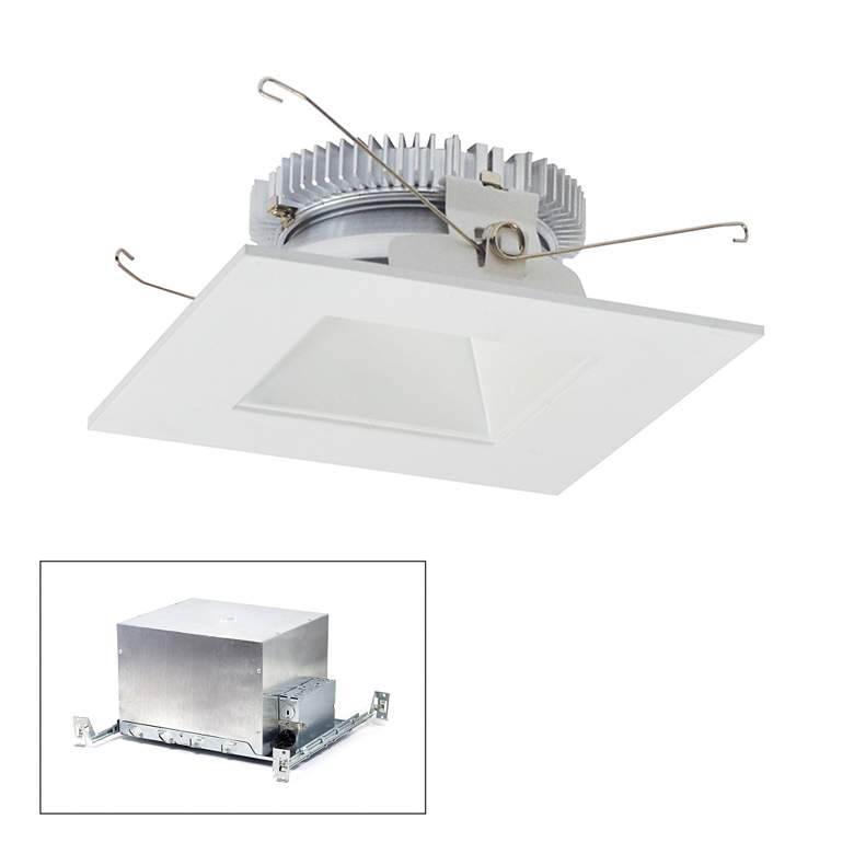 Image 1 Cobalt 6 inch White 2000lm LED Square-Square IC Recessed Kit