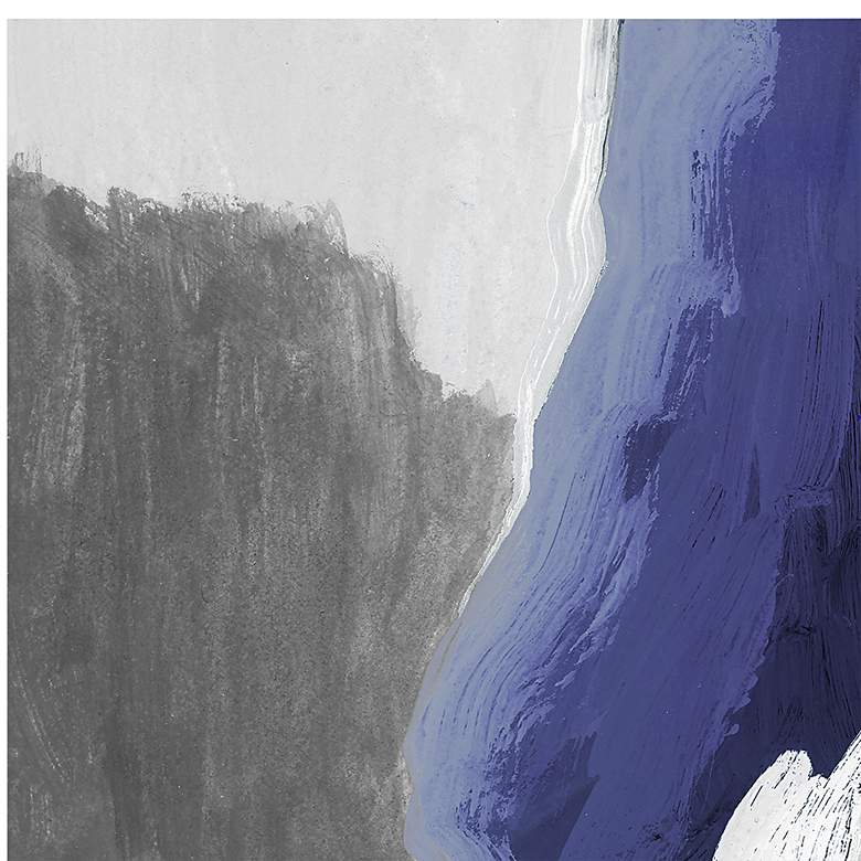 Image 4 Cobalt Abstract 72"W 2-Piece Tempered Glass Graphic Wall Art more views