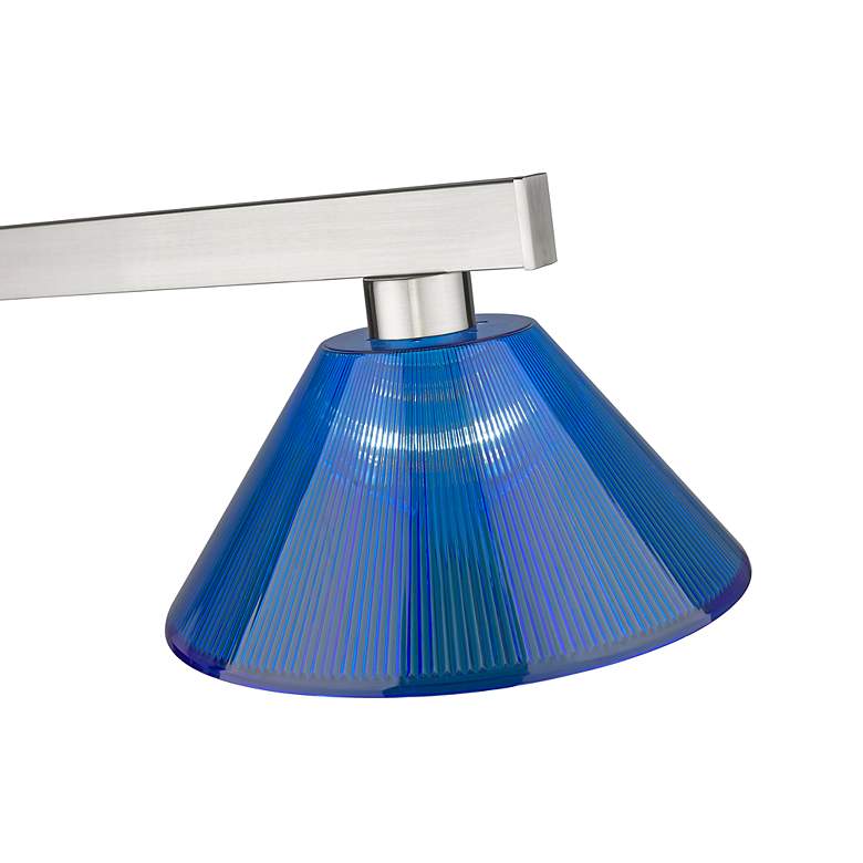 Image 6 Cobalt by Z-Lite Brushed Nickel 3 Light Billiard Light more views