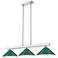 Cobalt by Z-Lite Brushed Nickel 3 Light Billiard Light