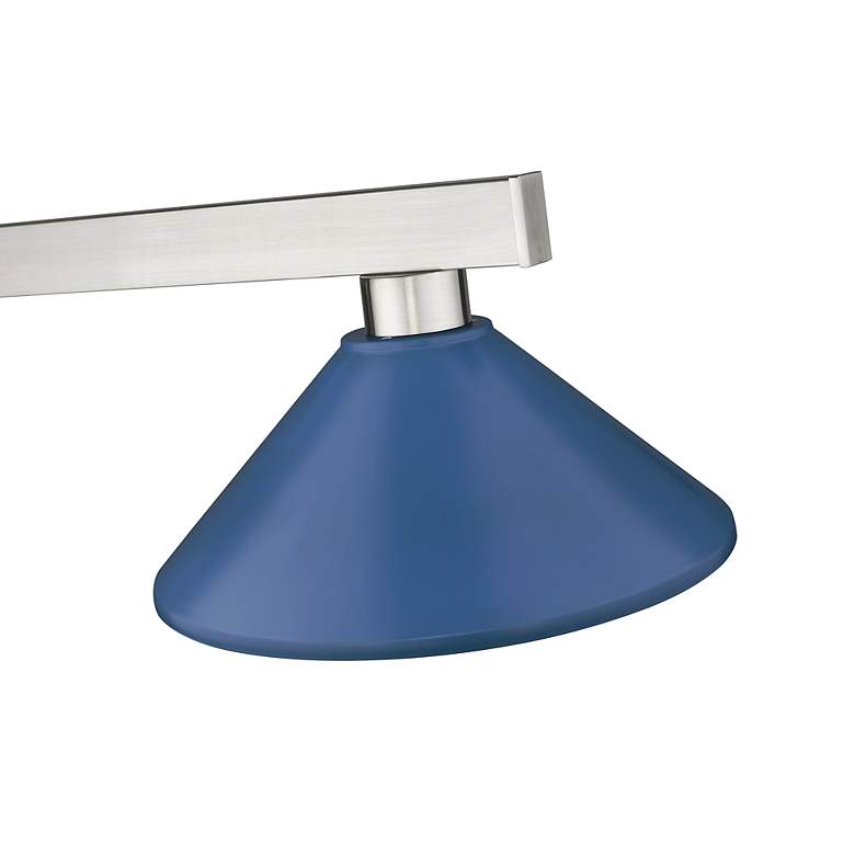 Image 6 Cobalt by Z-Lite Brushed Nickel 3 Light Billiard Light more views