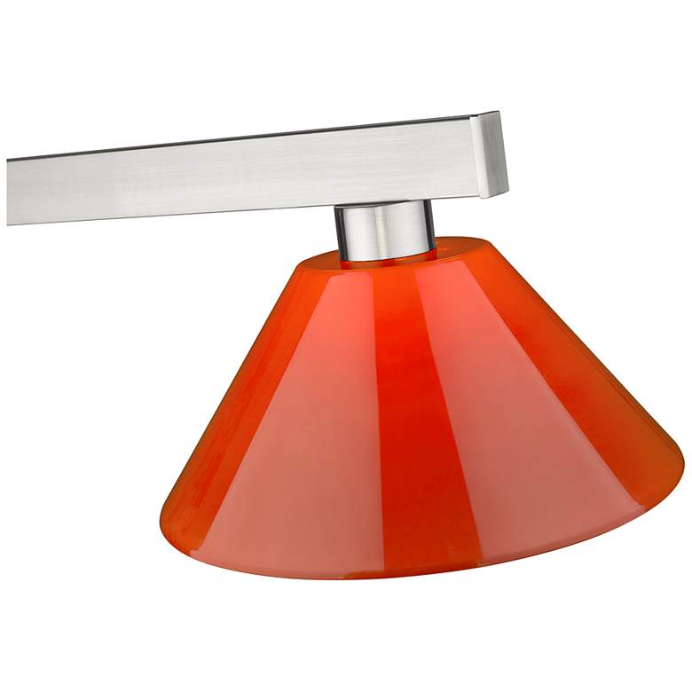 Image 5 Cobalt by Z-Lite Brushed Nickel 3 Light Billiard Light more views