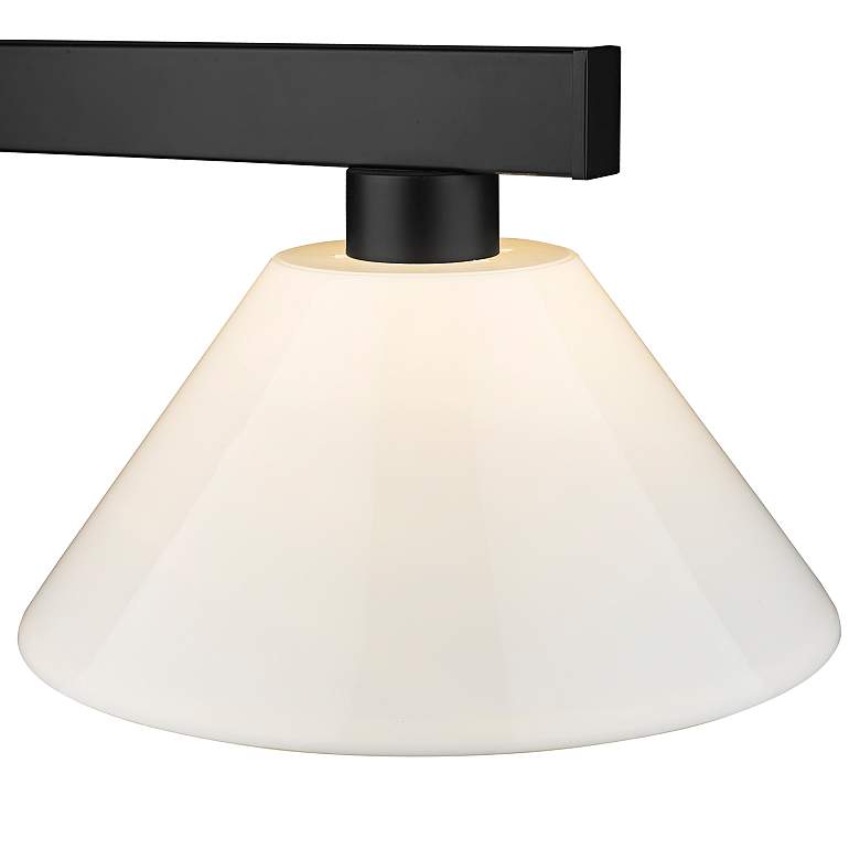 Image 5 Cobalt by Z-Lite Matte Black 3 Light Billiard Light more views