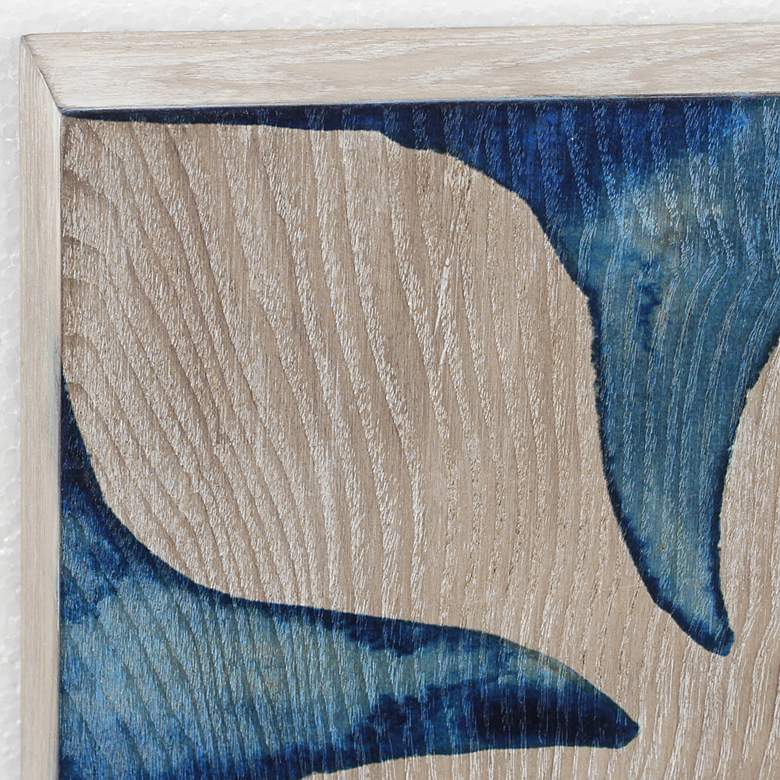Image 7 Cobalt Tile III 24" Square Giclee Printed Wood Wall Art more views