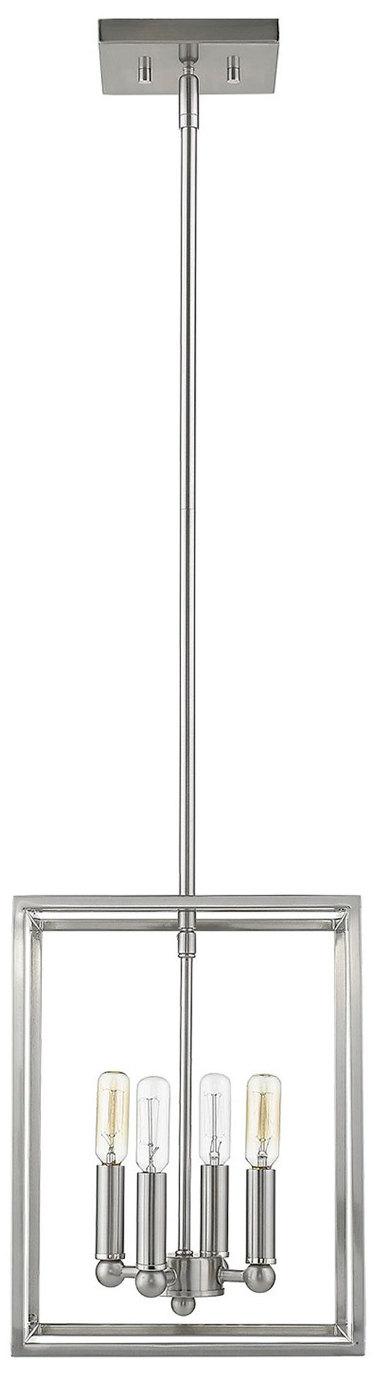 Image 2 Cobar 4-Light Satin Nickel Pendant more views