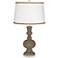 Cobble Brown Apothecary Table Lamp with Twist Scroll Trim