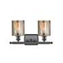2_Cobbleskill 10"H Bronze and Mercury 2-Light LED Wall Sconce more views