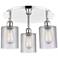 Cobbleskill 17.75"W 3 Light Polished Chrome Flush Mount w/ Clear Shade