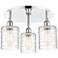 Cobbleskill 17.75"W 3 Light Polished Chrome Flush Mount w/ Deco Swirl