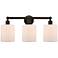 Cobbleskill 23" Wide Oil-Rubbed Bronze 3-Light Bath Light