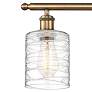 3_Cobbleskill 26" Wide Brushed Brass 3-Light Bath Vanity Light more views