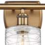4_Cobbleskill 26" Wide Brushed Brass 3-Light Bath Vanity Light more views