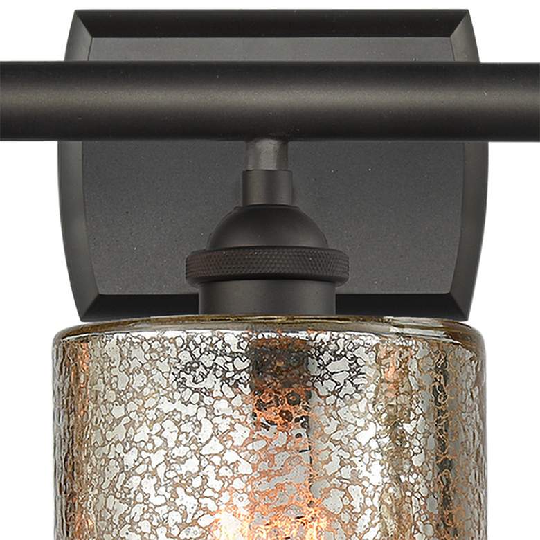 Image 3 Cobbleskill 26"W Oil-Rubbed Bronze 3-Light Bath Vanity Light more views