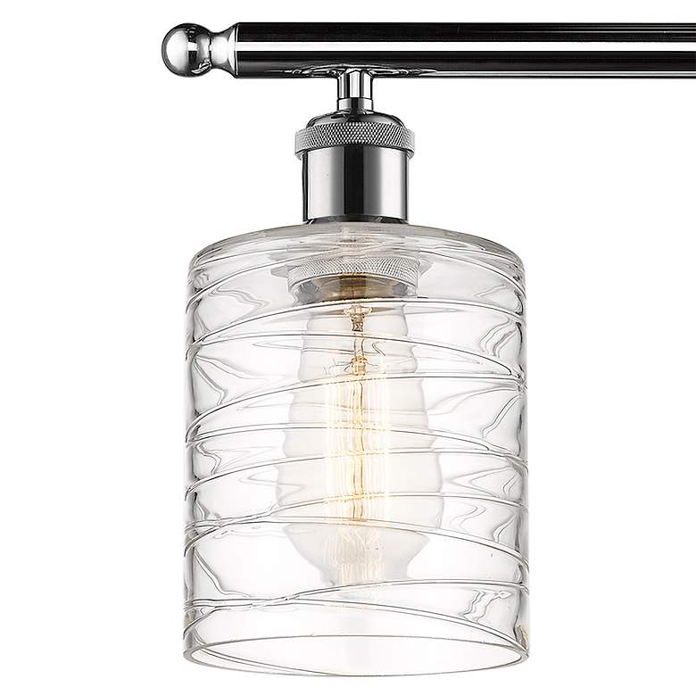 Image 2 Cobbleskill 26"W Polished Chrome 3-Light Bath Vanity Light more views