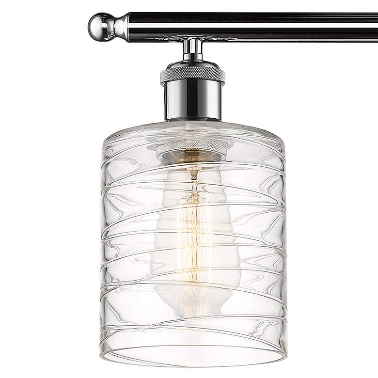 Image 2 Cobbleskill 26 inchW Polished Chrome 3-Light Bath Vanity Light more views