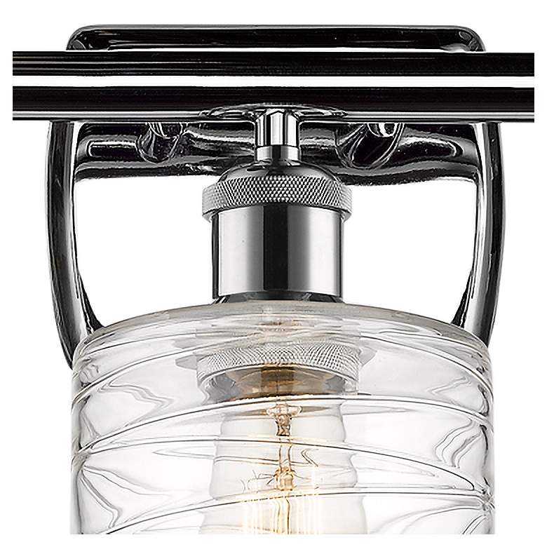 Image 3 Cobbleskill 26"W Polished Chrome 3-Light Bath Vanity Light more views