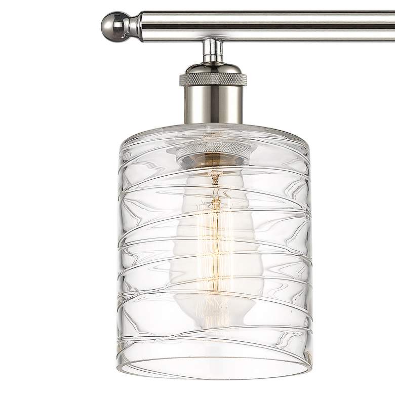 Image 2 Cobbleskill 26"W Polished Nickel 3-Light Bath Vanity Light more views