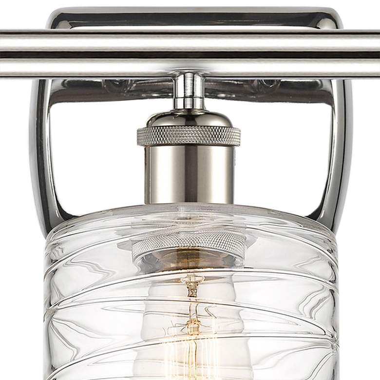 Image 3 Cobbleskill 26"W Polished Nickel 3-Light Bath Vanity Light more views