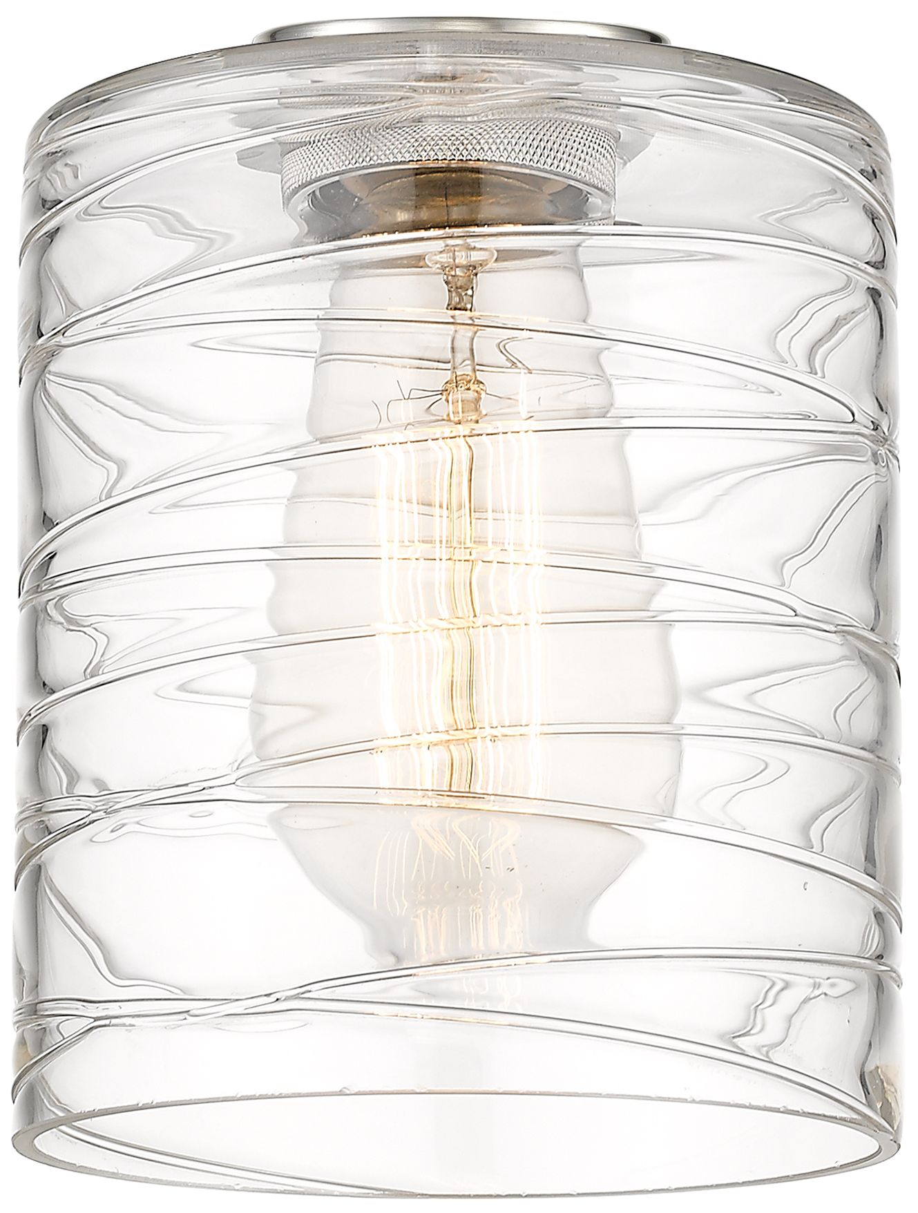 Image 3 Cobbleskill 32"W Black and Clear Glass 4-Light Bath Light more views