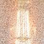 4_Cobbleskill 32"W Bronze 4-Light Bath Light w/ Mercury Shade more views