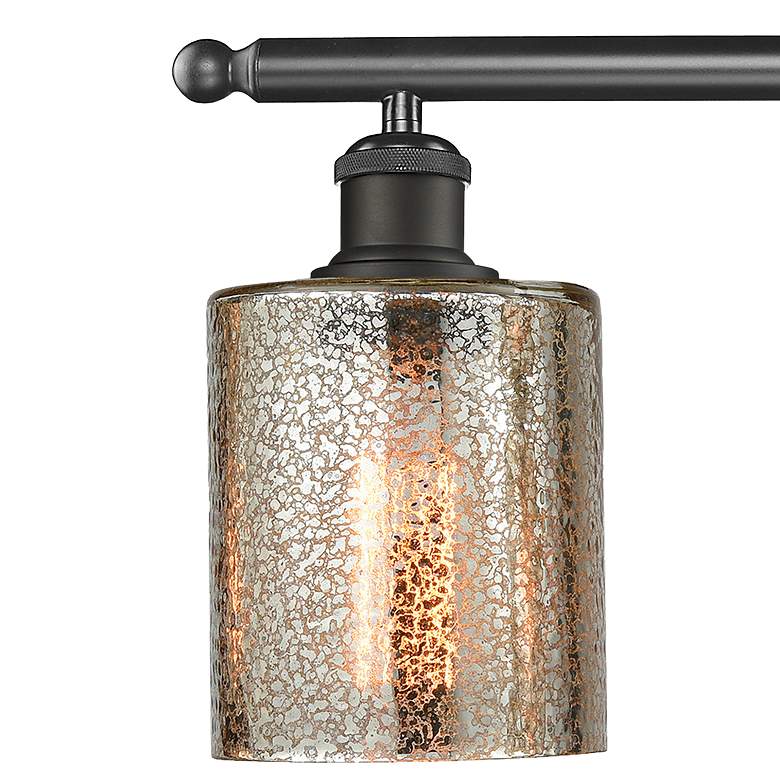 Image 2 Cobbleskill 36" Wide Oil-Rubbed Bronze 4-Light Bath Light more views