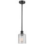 Cobbleskill 5" Wide Matte Black Mini Pendant