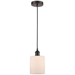 Cobbleskill 5" Wide Oil-Rubbed Bronze Mini Pendant