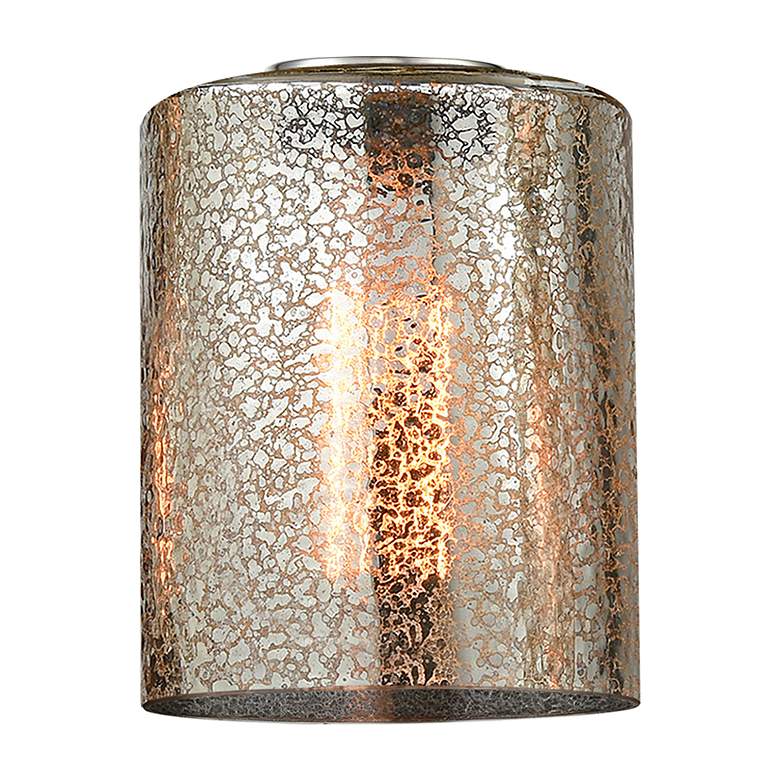 Image 5 Cobbleskill 5"W Rubbed Bronze Mini Pendant w/ Mercury Glass more views