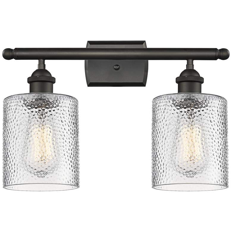 Image 3 Cobbleskill 9" High Oil-Rubbed Bronze 2-Light Wall Sconce more views