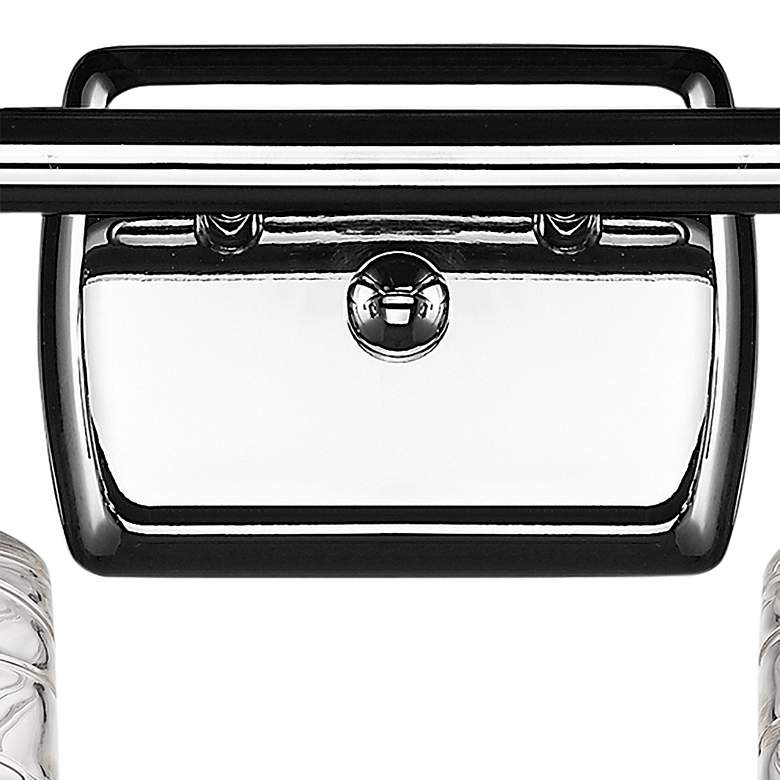 Image 3 Cobbleskill 9" High Polished Chrome 2-Light Wall Sconce more views