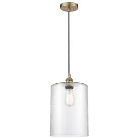 Cobbleskill 9" LED Mini Pendant - Antique Brass - Clear Shade Cobbleskill 9" LED Mini Pendant - Antique Brass - Clear Shade