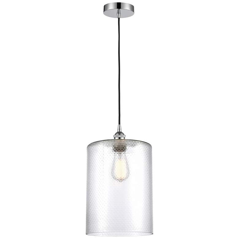 Image 1 Cobbleskill 9" LED Mini Pendant - Polished Chrome - Clear Shade