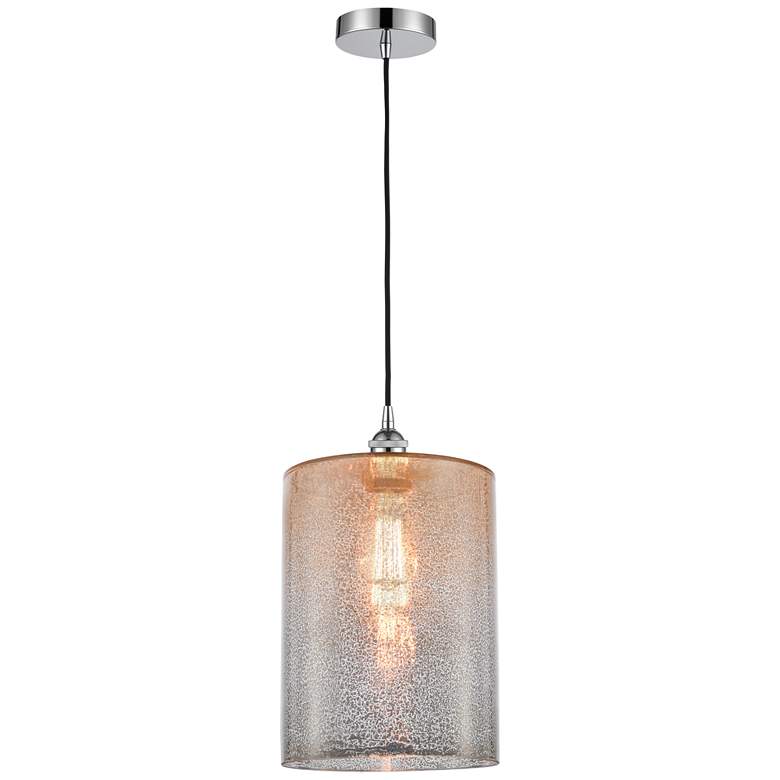 Image 1 Cobbleskill 9" LED Mini Pendant - Polished Chrome - Mercury Shade