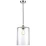 Cobbleskill 9" Polished Chrome Mini Pendant w/ Clear Shade