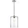 Cobbleskill 9" Polished Chrome Mini Pendant w/ Clear Shade