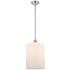 Cobbleskill 9" Polished Chrome Stem Hung Mini Pendant w/ Matte White S