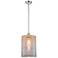 Cobbleskill 9" Polished Chrome Stem Hung Mini Pendant w/ Mercury Shade