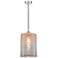 Cobbleskill 9" LED Mini Pendant - Polished Nickel - Mercury Shade