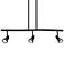 Cobra 27" Wide Black 3-Light LED Island Pendant