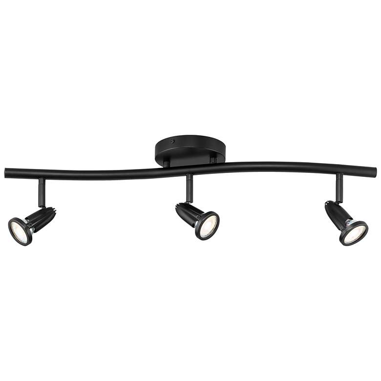 Image 1 Cobra - 3-Light Dimmable LED Wall or Ceiling Spotlight Bar - Black Finish