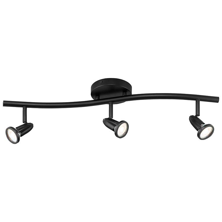 Image 4 Cobra - 3-Light Dimmable LED Wall or Ceiling Spotlight Bar - Black Finish more views