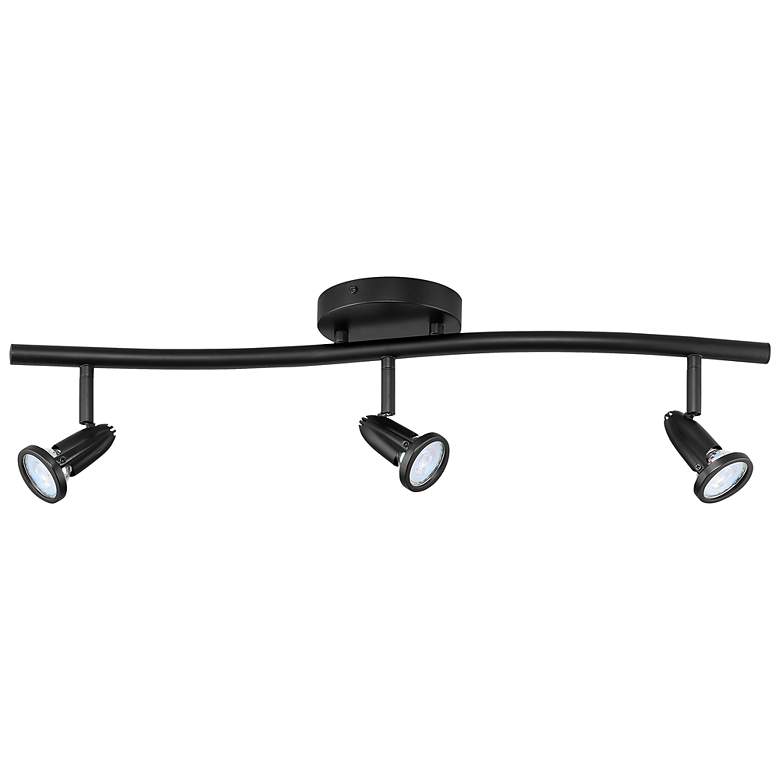 Image 5 Cobra - 3-Light Dimmable LED Wall or Ceiling Spotlight Bar - Black Finish more views