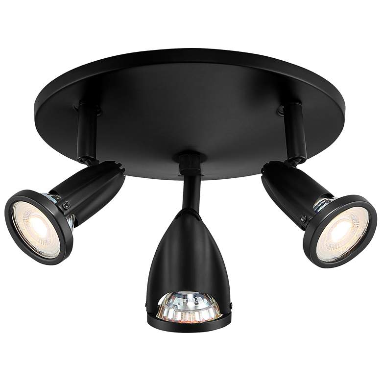 Image 1 Cobra - 3-Light LED Spotlight - Black Finish - Replaceable LED